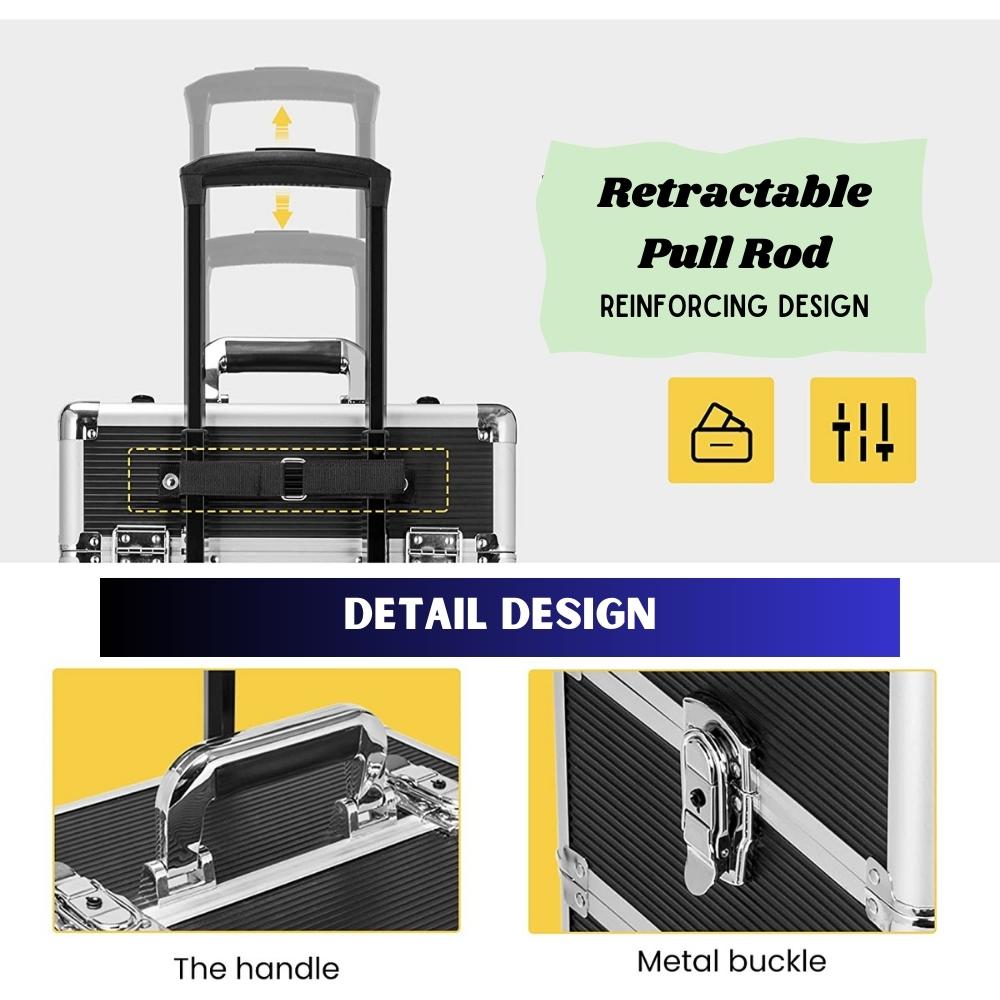 Professional Makeup Rolling Case: image 9